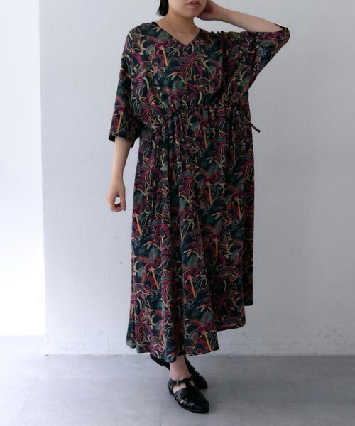 ear PAPILLONNER ワンピース プリント前後ワンピース「SUM1