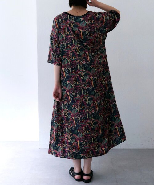 ear PAPILLONNER ワンピース プリント前後ワンピース「SUM1