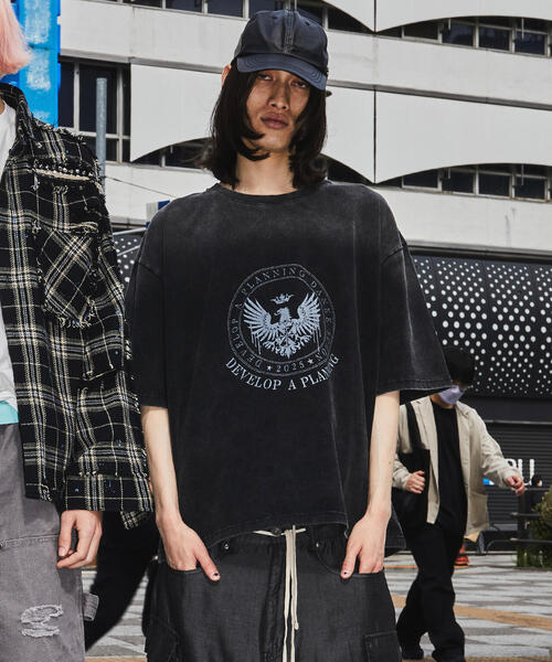 tシャツ DankeSchon/ダンケシェーン/POWDER MILS SQUARE S/S TEE レディース メンズ DankeSchon/ダンケシェーン/POWDER S/S TEE MILS SQUARE | L.H.P