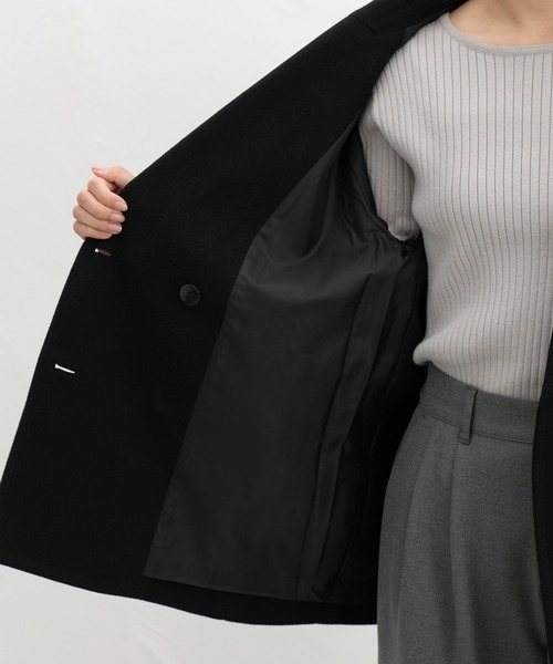 「Honeys」 「GLACIER」ピーコート LL ブラック レディース_画像8