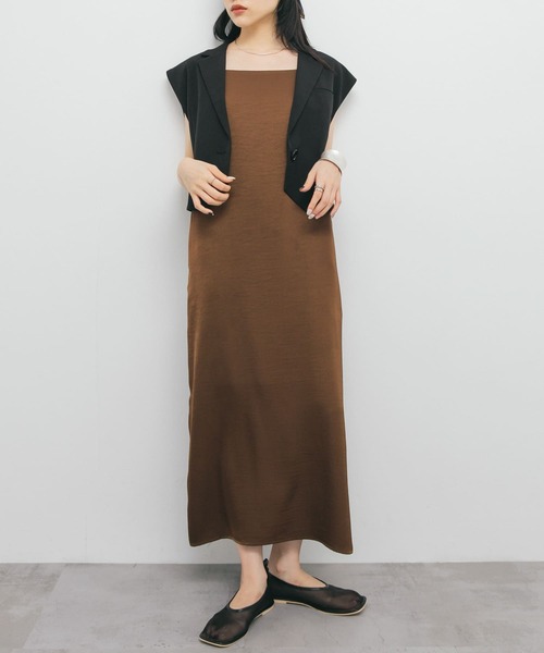 KBF ワンピース サテンキャミワンピース : ZOZOTOWN Yahoo!店