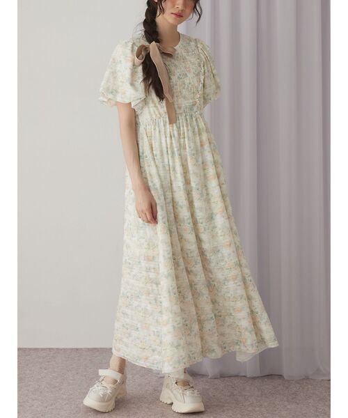 merry jenny ワンピース vintage flowerワンピース : ZOZOTOWN