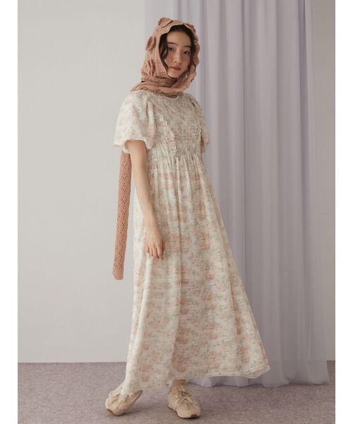 merry jenny ワンピース vintage flowerワンピース : ZOZOTOWN