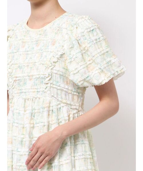 新品タグ付き♡merry jenny floralレースカラーワンピース　ピンク 新品未使用merry jenny floralレースカラーワンピース ピンク