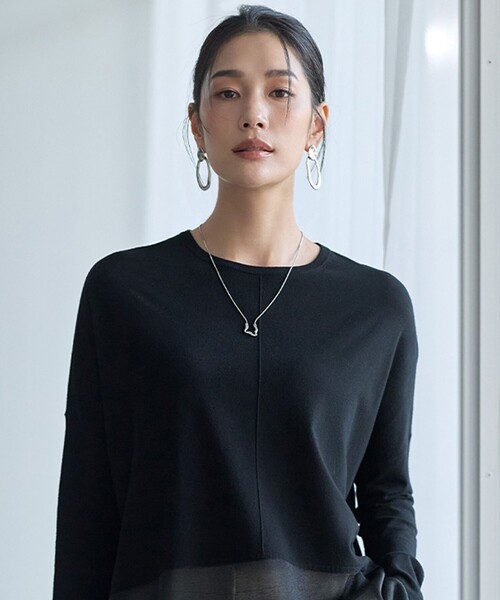 ICB（アイシービー） ネックレス ウェーブネックレス レディース 
