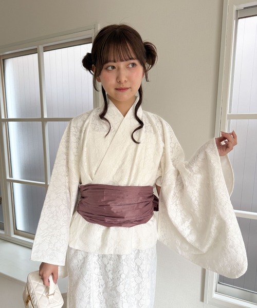 完売商品　即日配送可能　fupel 2wayレースジャガード浴衣　ワンピース浴衣 fupel 2wayレースジャガード浴衣 レース浴衣｜Yahoo!フリマ（旧