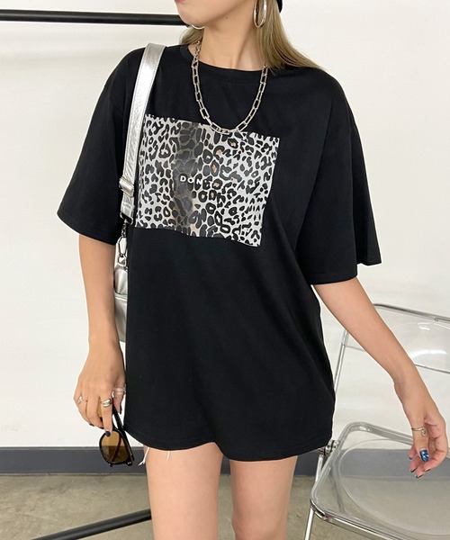 d.i.aヒョウ柄ノースリ women-s-singlet-leopard-skin-