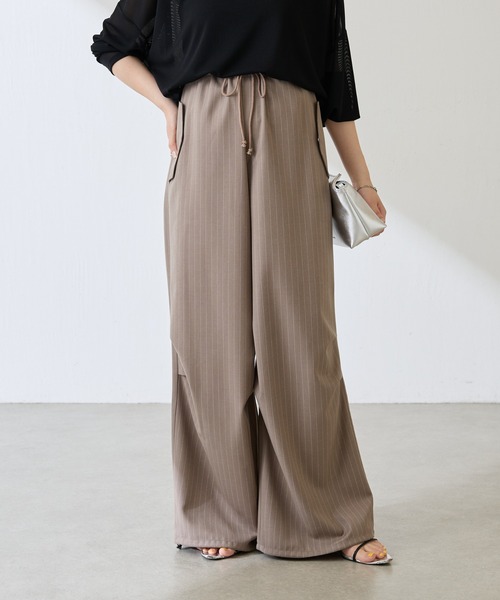 サテンパラシュートパンツ COLLAGE GALLARDAGALANTE パラシュートパンツ レディース(COLLAGE GALLARDAGALANTE)の