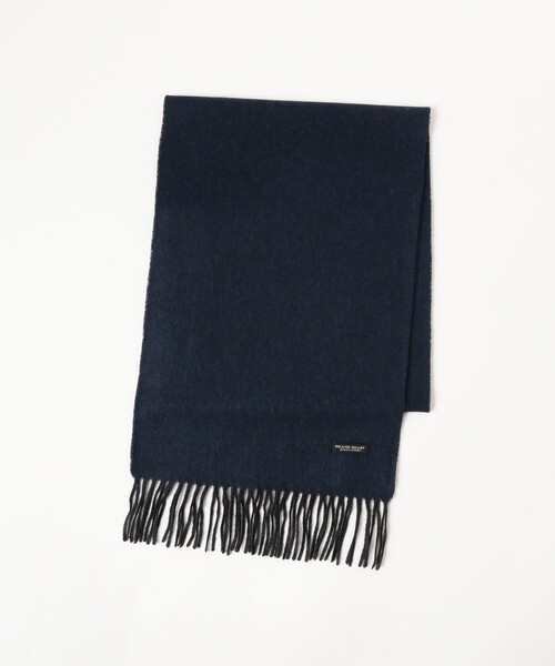 ネイビー ウールマフラー 45×200 BEAMS HEART（ビームス ハート） マフラー 「ユニセックス」ウール