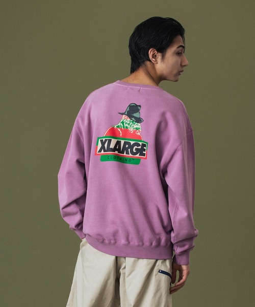XLARGE トレーナー スウェット SCARY NIGHT OG CREWNECK