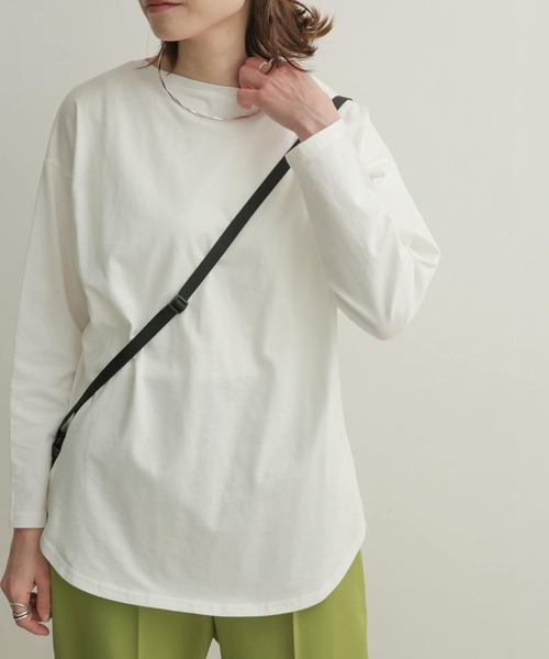 「URBAN RESEARCH DOORS」 長袖カットソー 1 ベージュ レディース