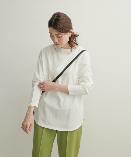 「URBAN RESEARCH DOORS」 長袖カットソー 1 ベージュ レディース