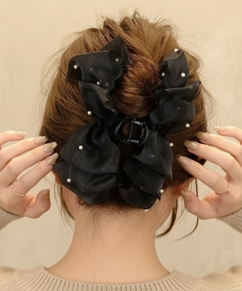 Heartdance（ハートダンス） ヘアクリップ とばしパールフリルバンス