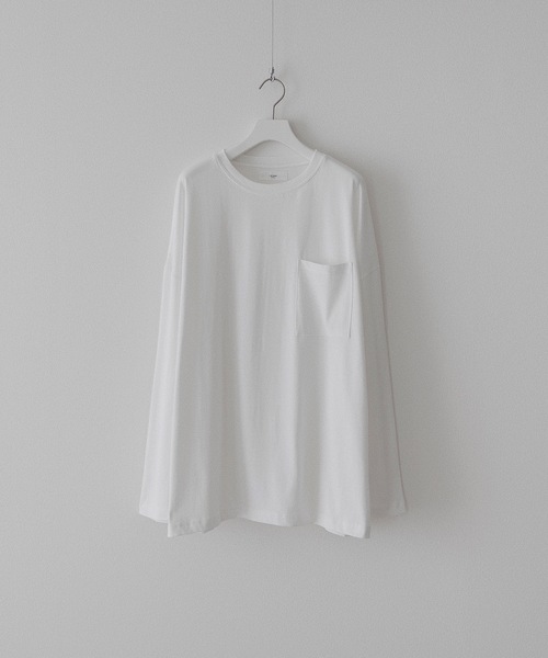 「remer」 長袖Tシャツ SMALL ホワイト メンズ