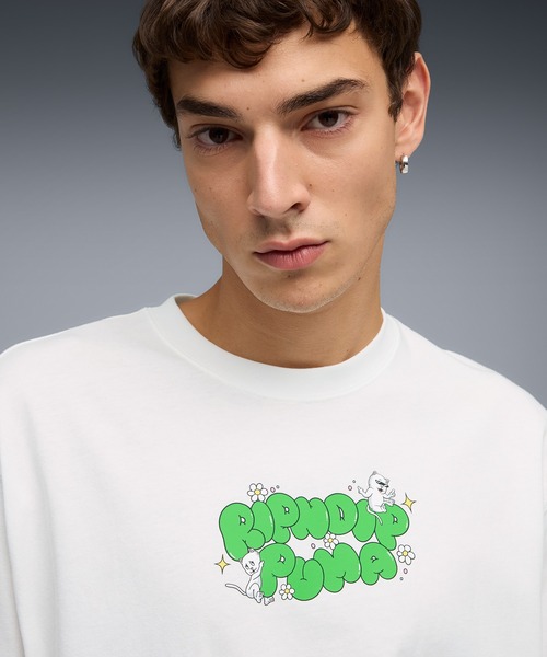 PUMA（プーマ） tシャツ RIPNDIPコラボ BOXY GRAPHIC TE Tシャツ