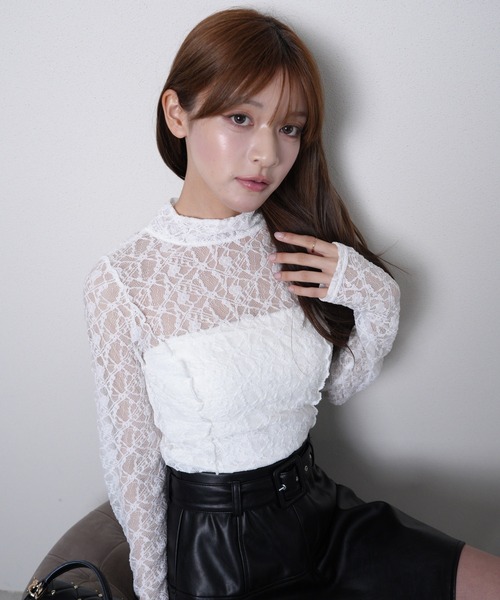 LIP SERVICE トップス LIP SERVICE（リップサービス） tシャツ 2wayチョーカーシアートップス