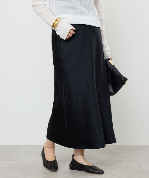 タグ付未使用品　ドゥーズィエムクラス　カシミヤ　スカート Deuxieme Classe スカート Minimal Satin : ZOZOTOWN Yahoo!店