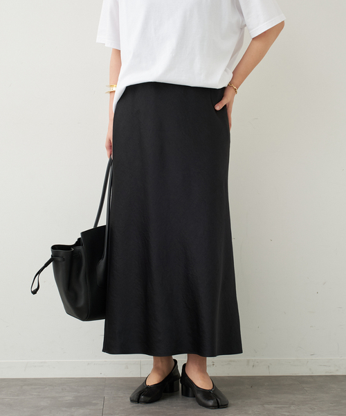 【DeuxiemeClasse】新品│MinimalSatinMidi スカート Minimal Satin スカート（その他スカート）｜Deuxieme Classe