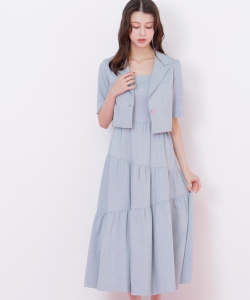 【上下セット】JILL by LILL STUART ジャケット、スカート JILL by STUART ワンピース ジャケットジャンスカセットアップ