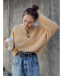 ungrid マルチカラーニット Ungrid（アングリッド） ニット セーター カラーモヘア混ルーズニット
