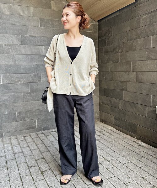 「Spick & Span」 パンツ 38 カーキ レディース_画像3