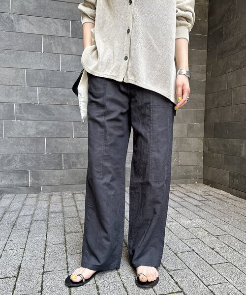 「Spick & Span」 パンツ 38 カーキ レディース_画像6