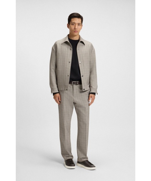 BOSS（HUGO BOSS） スニーカー グレインレザー ラバーソール メンズ