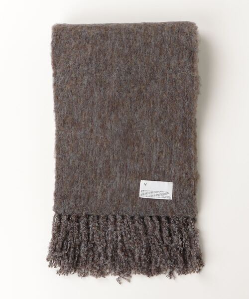 VOAAOV（ヴォアーブ） マフラー FULLERS TEASEL BRUSHED KNIT SCARF