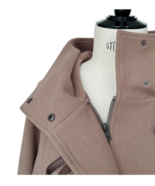 RUIRUE BOUTIQUE」 ダッフルコート S ブラウン レディース RUIRUE