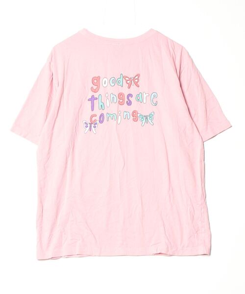 「Candy Stripper」 半袖Tシャツ 4 ピンク レディース_画像2