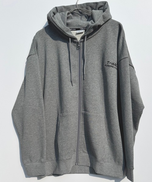 T-MAC OUTING パーカー T-MAC 背面キツネ刺繍 オーバーサイズ