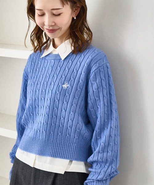 bibiy. B. POLO KNIT ブルー BIBIY. MADE | B. POLO KNIT BLUE｜Bibiy.