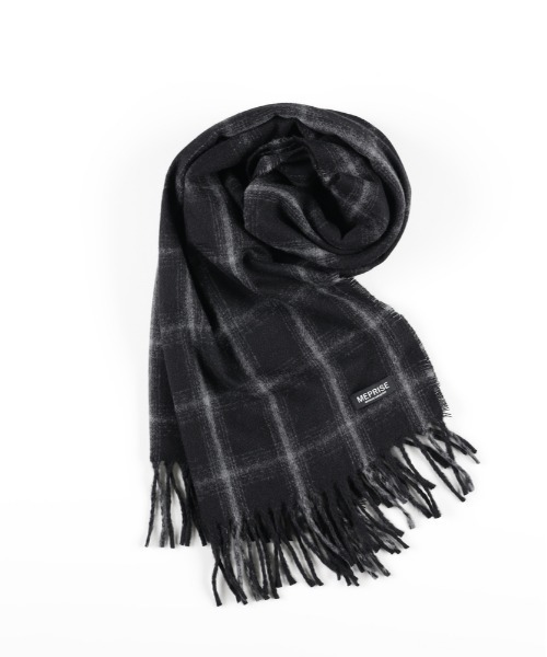 希少 ナンバーナイン 07ss チェック 大判ストール ブラック 希少 ナンバーナイン 07ss チェック 大判ストール ブラック
