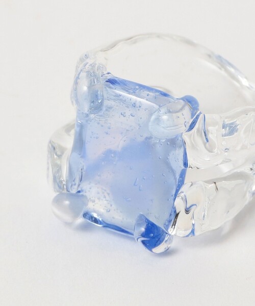 指輪 リング LEVENS JEWELS / SQUARE STONE RING レディースの画像