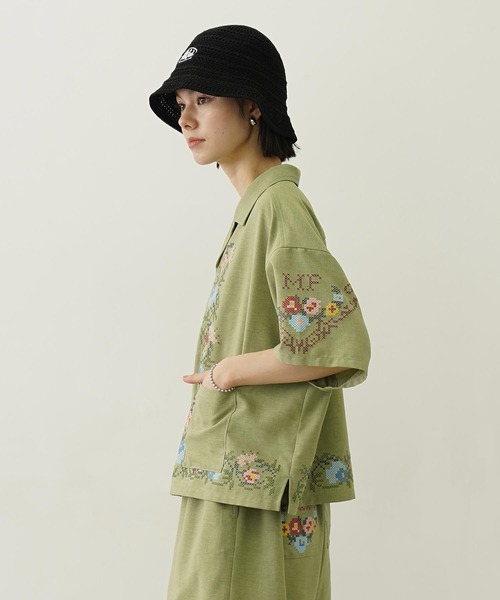 「MILKFED.」 半袖シャツ ONE SIZE オフホワイト レディース_画像2