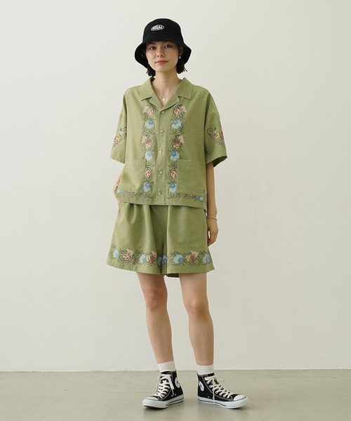 「MILKFED.」 半袖シャツ ONE SIZE オフホワイト レディース_画像7