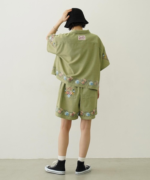 「MILKFED.」 半袖シャツ ONE SIZE オフホワイト レディース_画像9