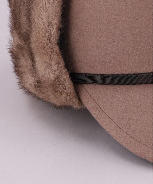 CA4LA（カシラ） 帽子 キャスケット HUMBERT.FUR レディース