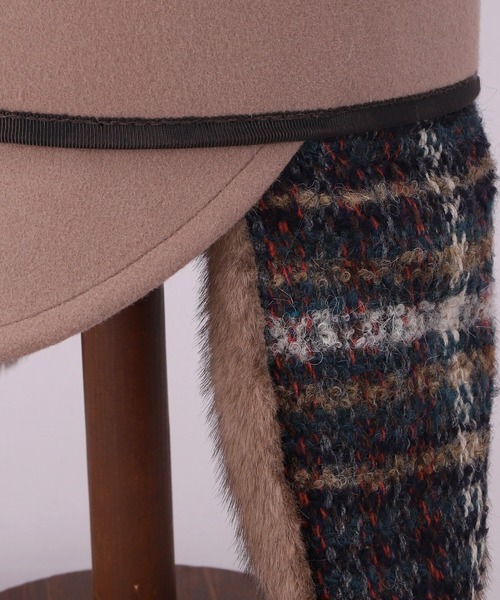 CA4LA（カシラ） 帽子 キャスケット HUMBERT.FUR レディース