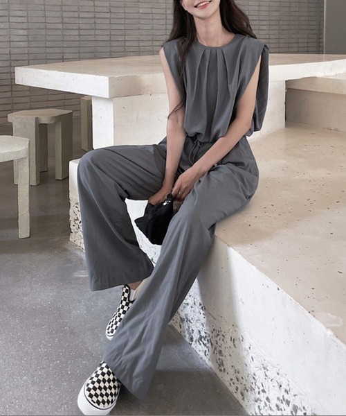 「Doula Doula」 セットアップ FREE モカ レディース_画像4