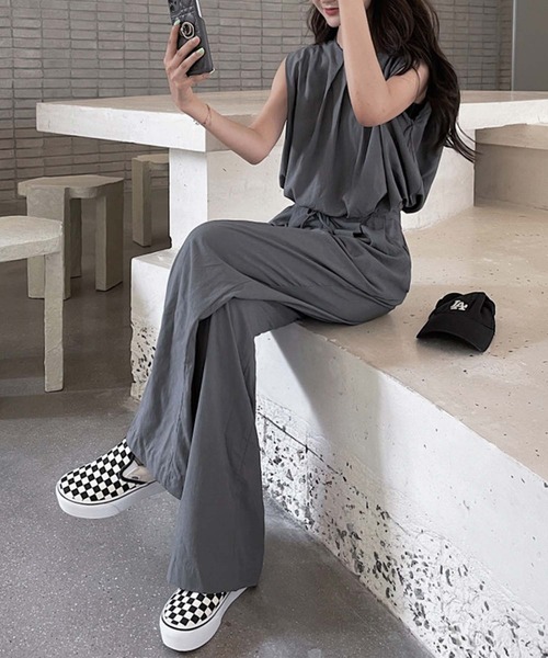 「Doula Doula」 セットアップ FREE モカ レディース_画像5