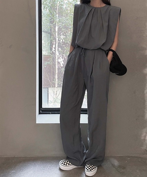 「Doula Doula」 セットアップ FREE モカ レディース_画像9