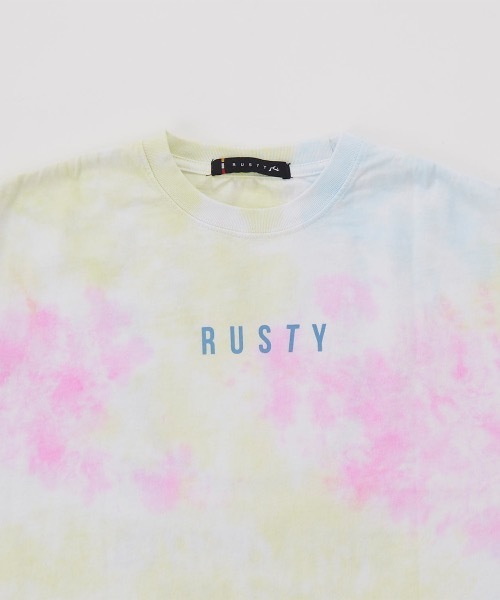 「RUSTY」 「KIDS」半袖Tシャツ 140 パープル キッズ_画像3