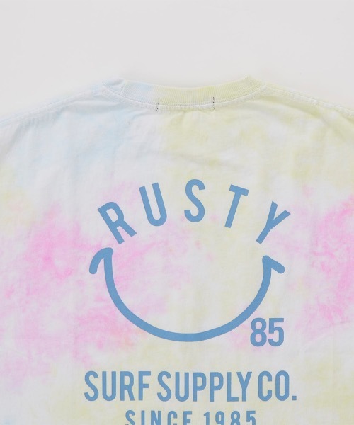 「RUSTY」 「KIDS」半袖Tシャツ 140 パープル キッズ_画像4