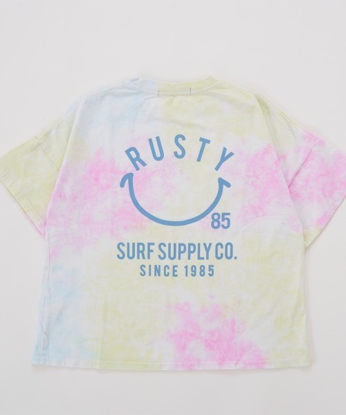 「RUSTY」 「KIDS」半袖Tシャツ 140 パープル キッズ_画像5