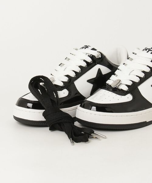 【美品】BAPE STA オールブラック サイズ5（23cm）箱・袋あり A BATHING APE（アベイシングエイプ） スニーカー BAPE STA #5