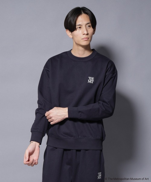 【新品未使用】NEXZ マンツーマン/トレーナー/スウェットシャツ　M NANO universe（ナノ・ユニバース） トレーナー スウェット 「The Met