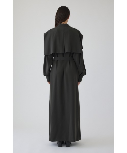 ccc　美品　RIM.ARK ツイード マキシ丈ロングワンピース RIM.ARK ワンピース Trench OP トレンチワンピース : ZOZOTOWN Yahoo