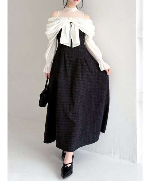 dazzlin ビッグリボンドレス dazzlin（ダズリン） ドレス ビッグリボンドレス : ZOZOTOWN Yahoo!店