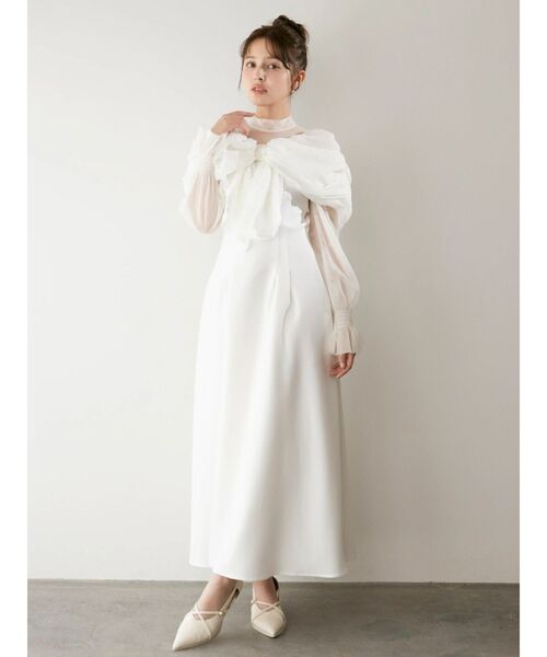 dazzlin オケージョンドレス 結婚式 お呼ばれドレス dazzlin（ダズリン） ドレス ビッグリボンドレス : ZOZOTOWN Yahoo!店